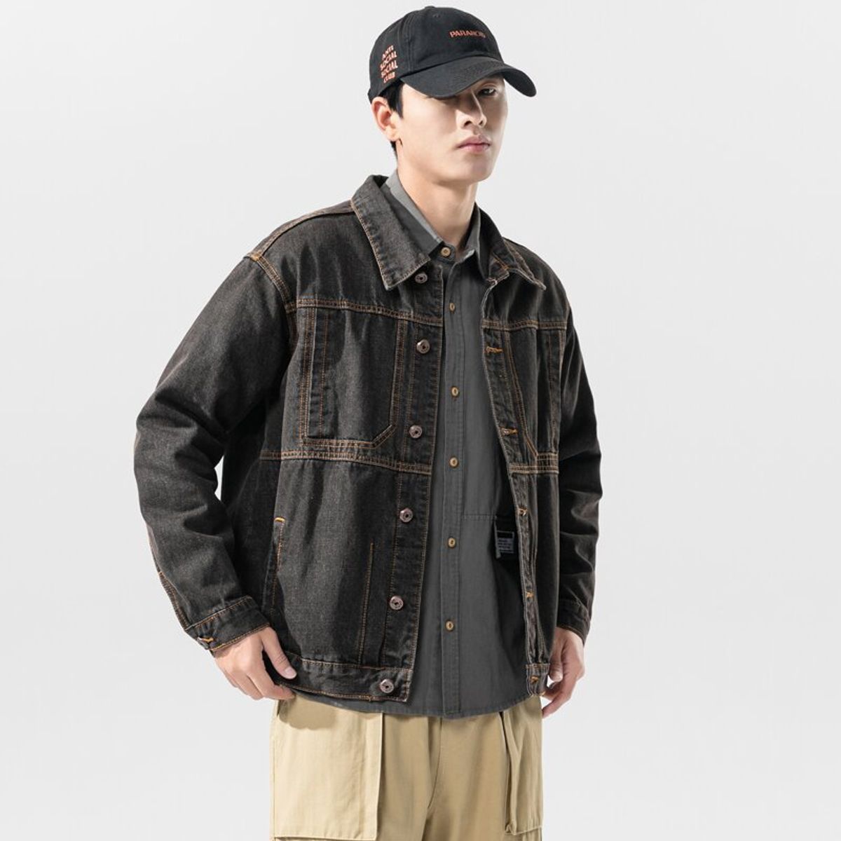 ZNOQAY Chaqueta Mezclilla Casual Calidad | falabella.com