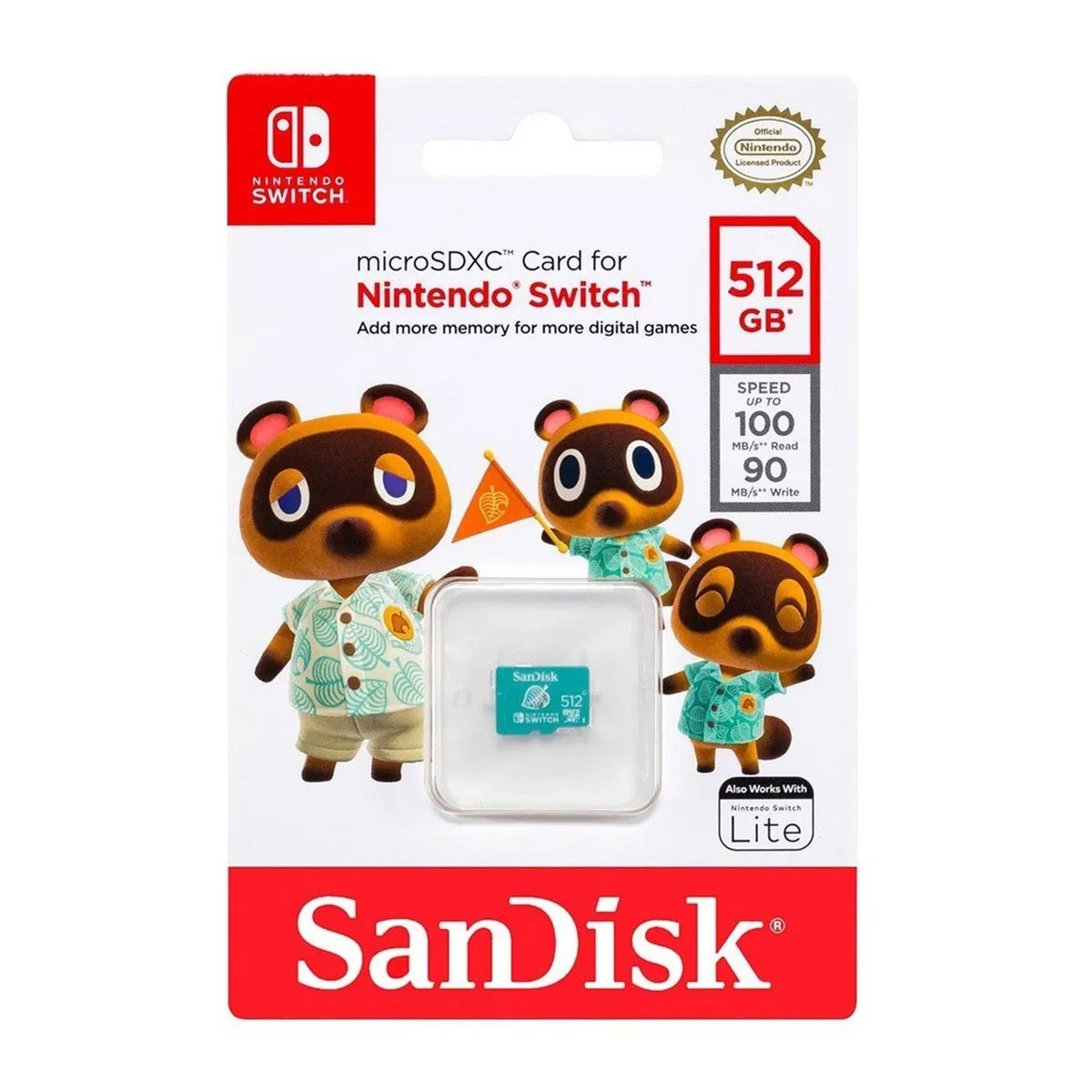 SANDISK - Tarjeta De Memoria Oficial 512 Gb - Nintendo Switch - Sniper