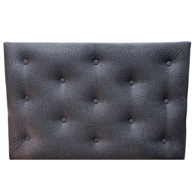 Imagen 2 del producto Respaldo 1 Plaza Gris Jaspeado Oscuro Muebles Rimar