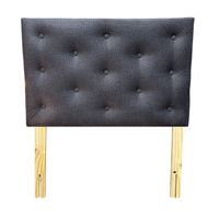 Respaldo 1 Plaza Gris Jaspeado Oscuro Muebles Rimar