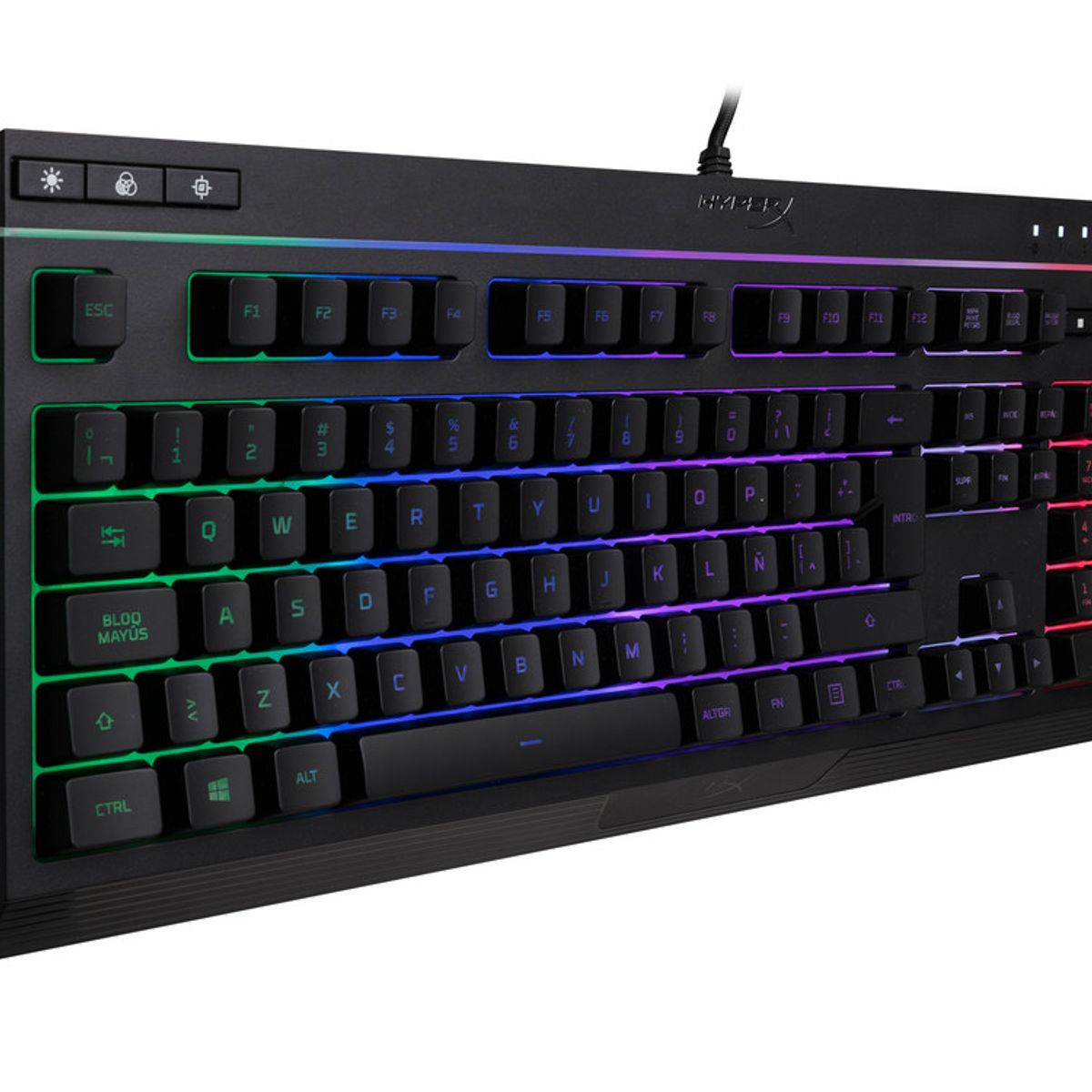 HYPERX - Hyperx teclado alloy core rgb gaming español