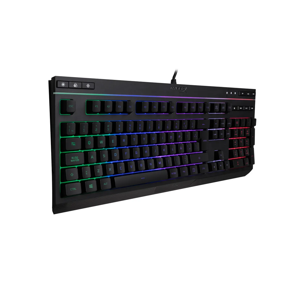 HYPERX - Hyperx teclado alloy core rgb gaming español