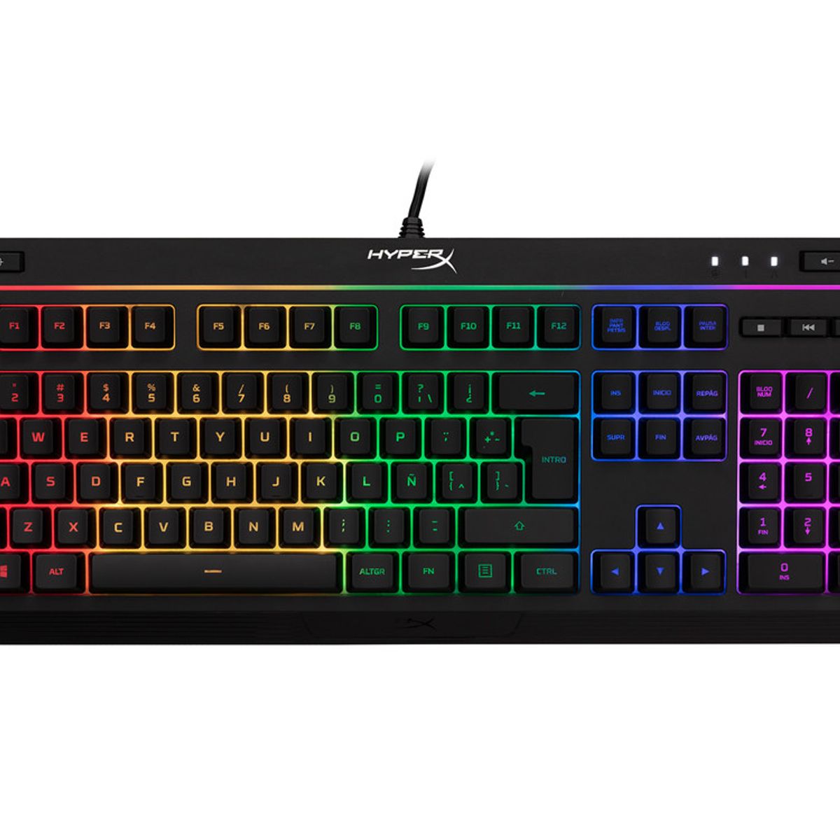 HYPERX - Hyperx teclado alloy core rgb gaming español
