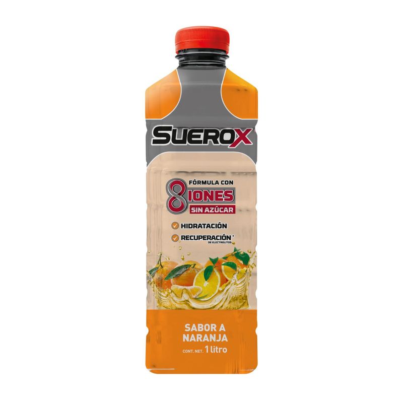 SUEROX - Suerox Bebida Isotónica Naranja 1 Litro