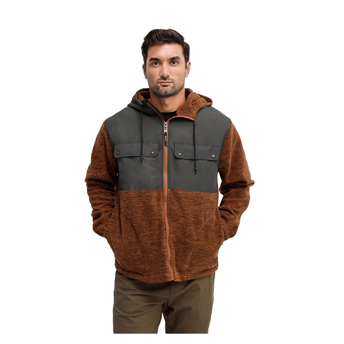 PANAMA JACK - Polerón Polar Hombre Naranjo Panama Jack PANAMA JACK