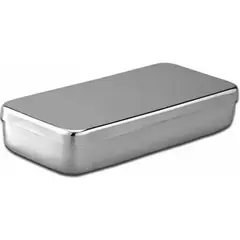 GENERICO - Caja Metálica De Acero Inoxidable Para Instrumental-30x15x10