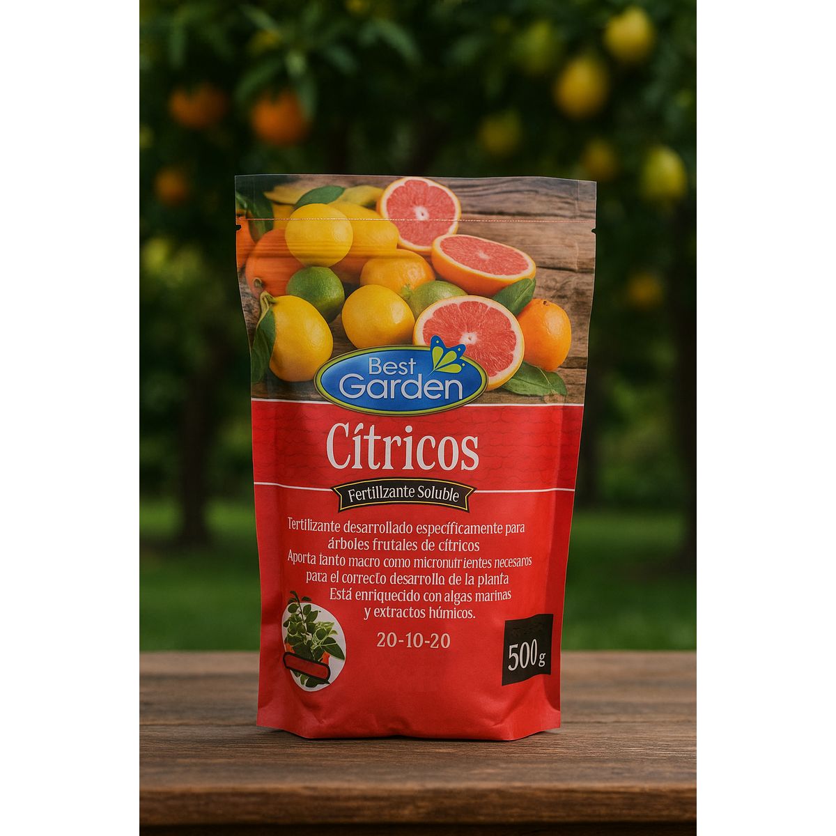 BEST GARDEN - Fertilizante Soluble Para Cítricos 500 Grs. Best Garden