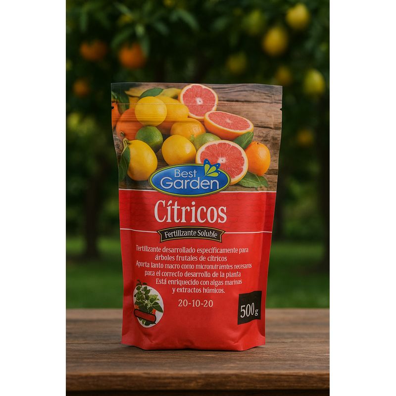 BEST GARDEN - Fertilizante Soluble Para Cítricos 500 Grs. Best Garden