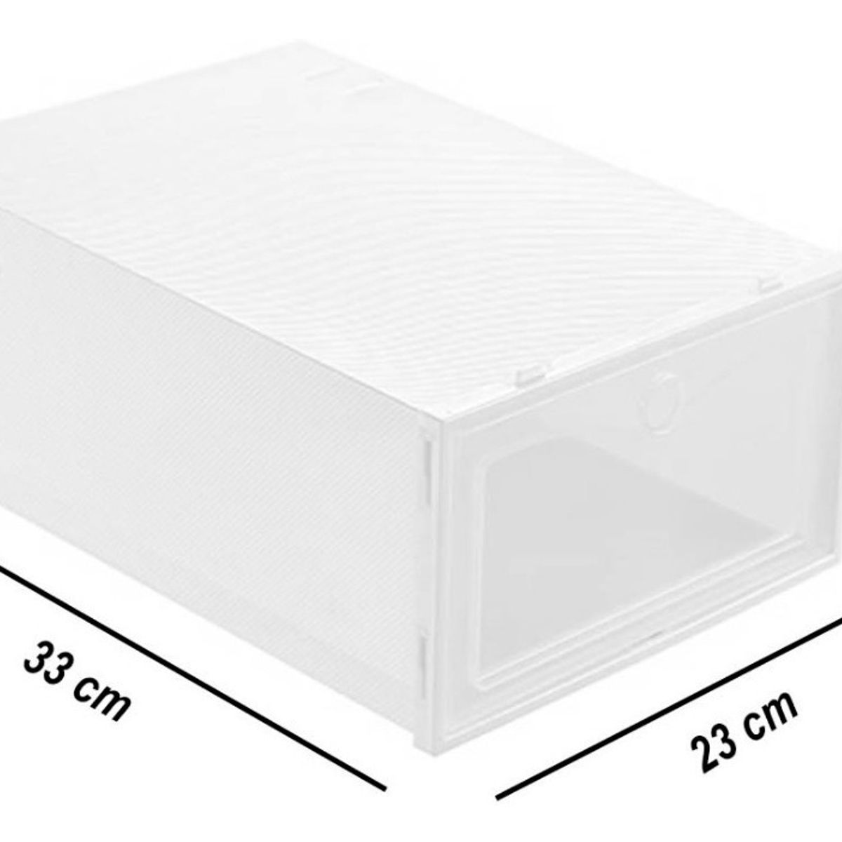 GENERICO - Zapateras - Organizadoras De Zapatos Apilables 6 Pares - Blanca