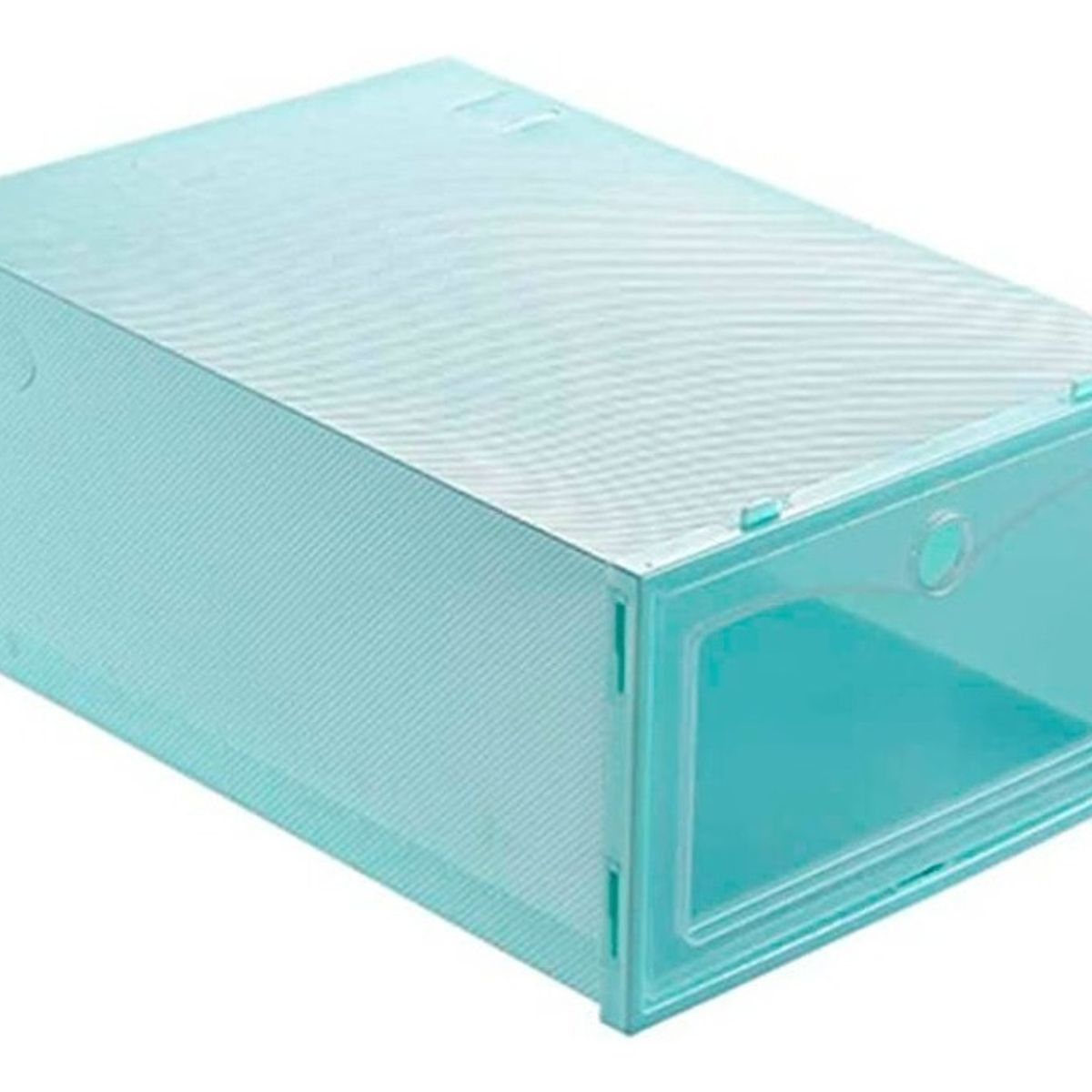 GENERICO - Zapateras - Organizadoras De Zapatos Apilables 6 Pares - Turquesa