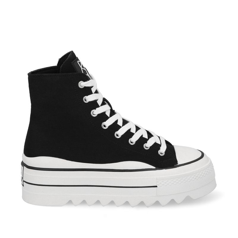 GOTTA - Zapatilla Mujer Plataforma Negra 33742