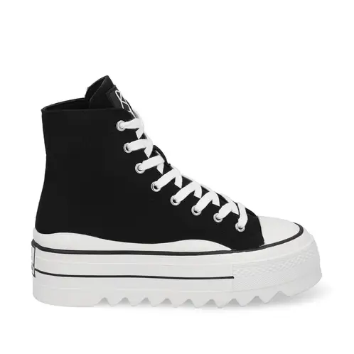 GOTTA - Zapatilla Mujer Plataforma Negra 33742