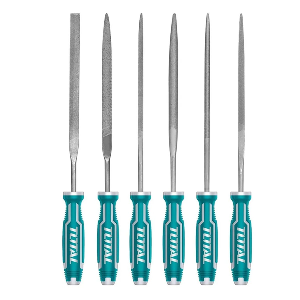 TOTAL TOOLS - Set Juego De Mini Limas / 6 Piezas / 3mm X 140mm