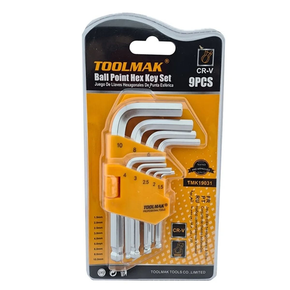 GENERICO - Kit Juego De Llaves Allen Hexagonal Chicas Tmk19031