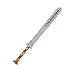 GENERICO - Tarugo Clavo - Tornillo Punta Cruz 6x60mm 100 Pcs Sl19024