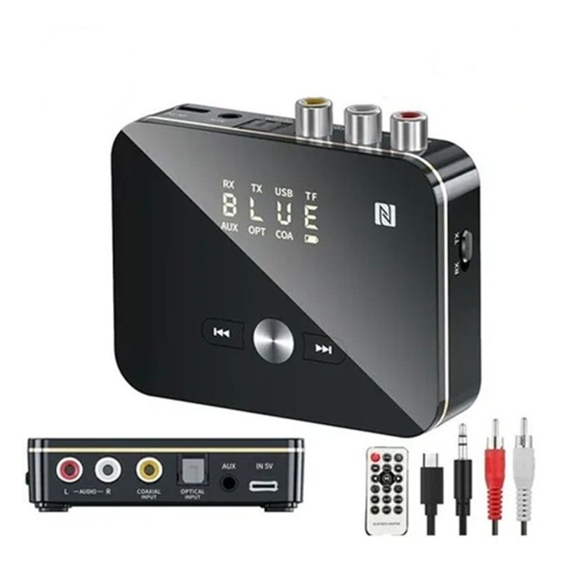 KUANGYE - Transmisor Receptor Adaptador Bluetooth Convertidor Optico