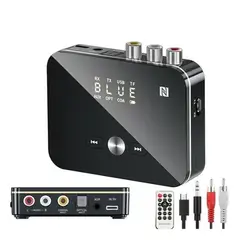 KUANGYE - Transmisor Receptor Adaptador Bluetooth Convertidor Optico