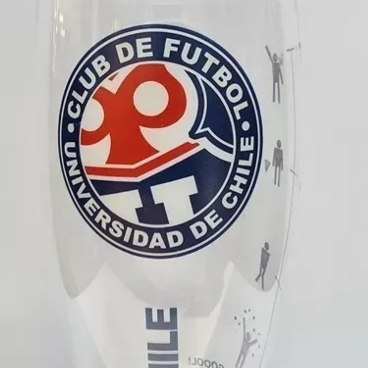 TITANIO - VASO GARZA GIGANTE U DE CHILE 1.5 LITROS OFICIAL TITANIO