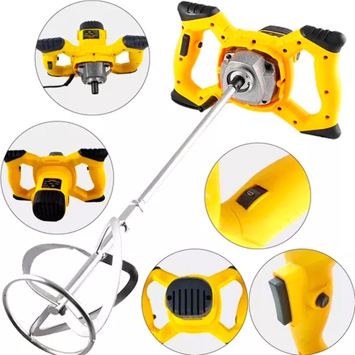 ESHOPANGIE - Mezclador Eléctrico De Cemento Y Pintura