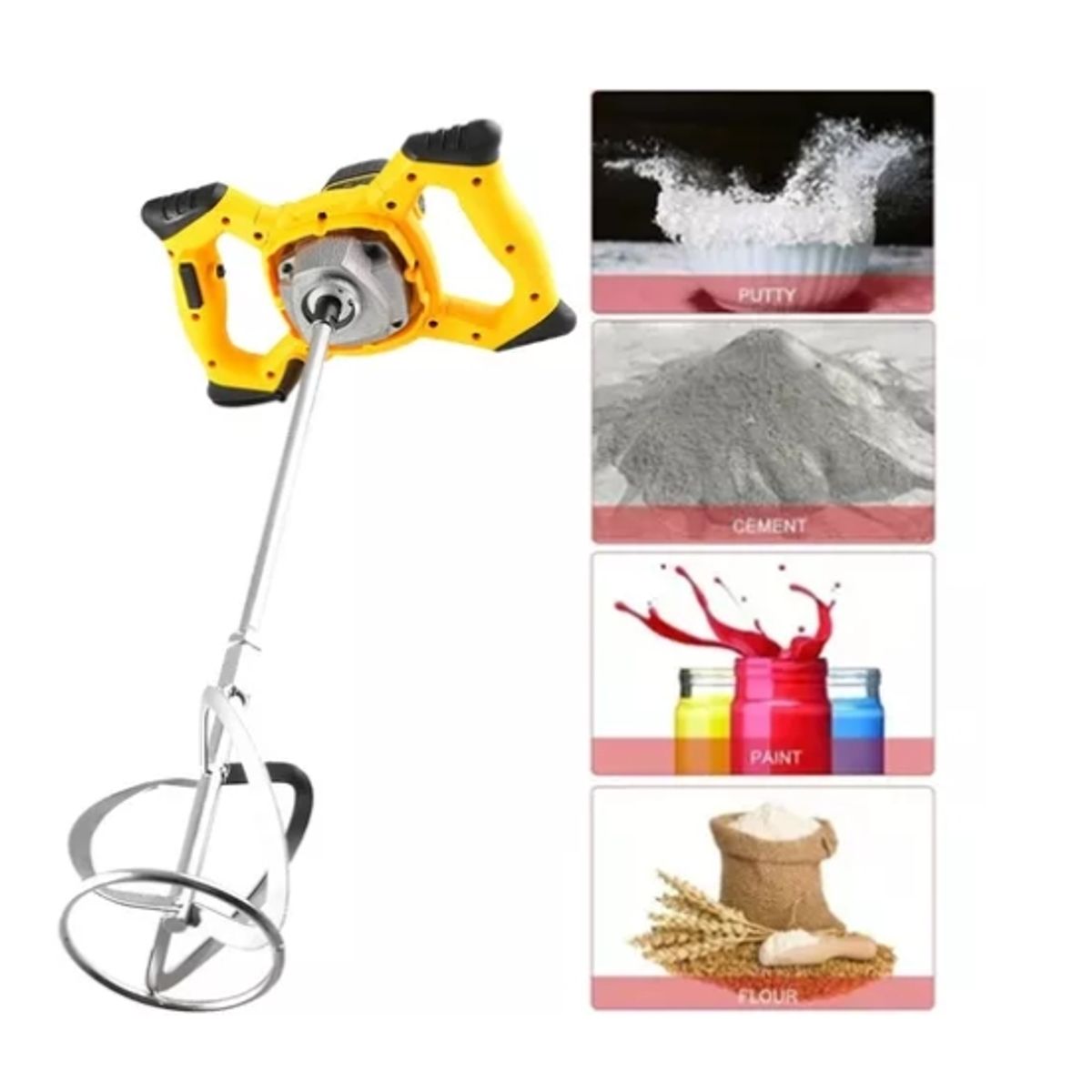 ESHOPANGIE - Mezclador Eléctrico De Cemento Y Pintura