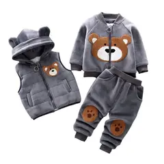 MV MOVAC - Pijama Ropa Para Niños Y Niñas Infantil De Polar Conjunto 3 Pieza