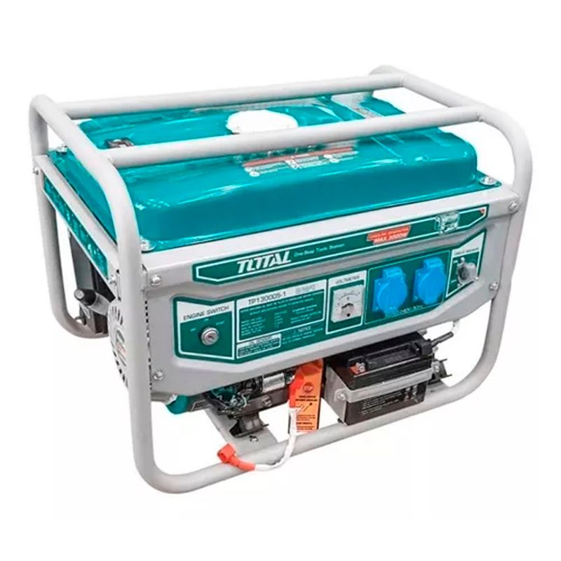 TOTAL TOOLS - Generador Electrico Bencinero 15l 7hp 30kw Total Tp130005-1