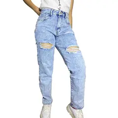 SUELI JEANS & CO - Sueli Jeans Fit Mom Mujer RIGIDO-NO ELASTICADO