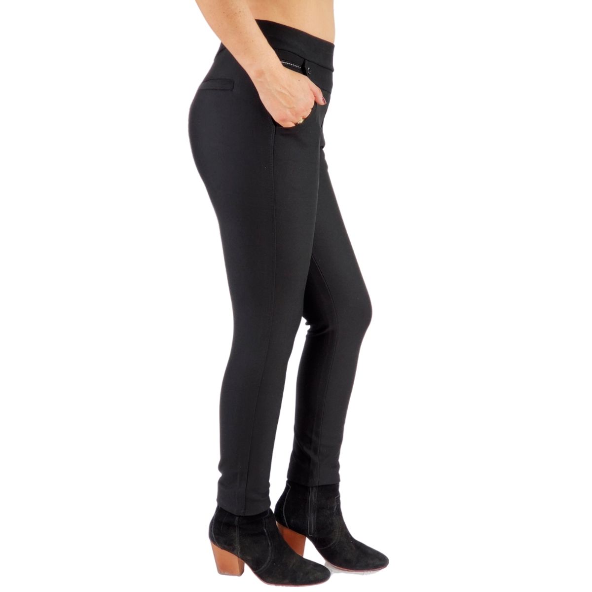 LOOK SHOP - Pantalón Calza Vestir Mujer Semi Formal Pitillo 340-1