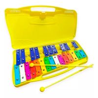 Metalófono Cromático Xilófono 25 Notas Con Maleta