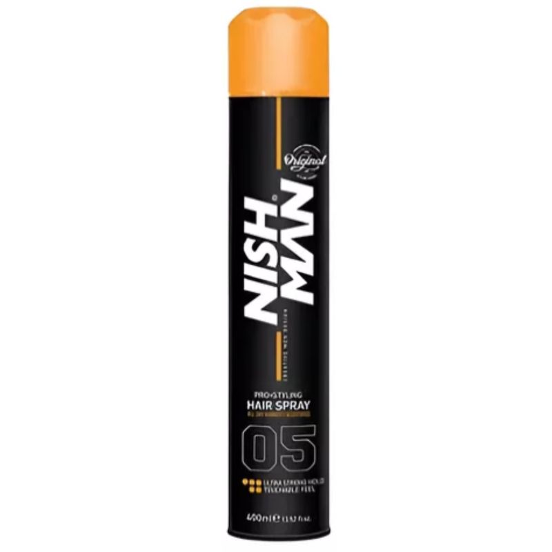 GENERICO - Laca Nishman Pro Styling Hair Spray 05 Ultra Fuerte 400 Ml