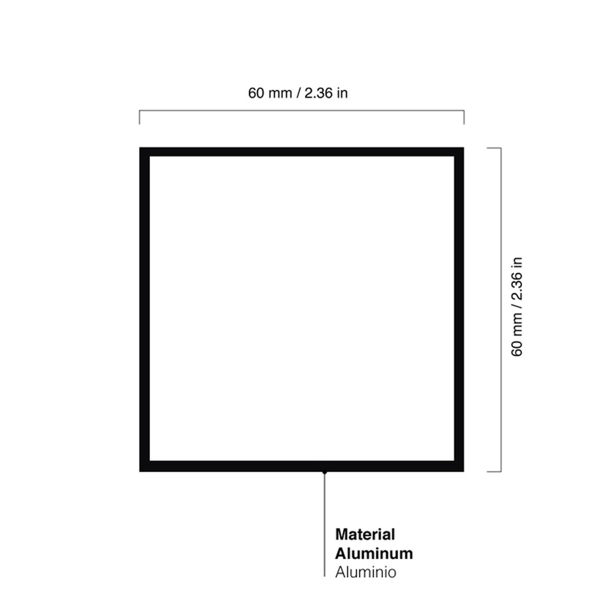 DEMASLED - Panel LED BACKLIGHT Cielo Americano 60x60cm 48W Luz Neutra Borde Negro