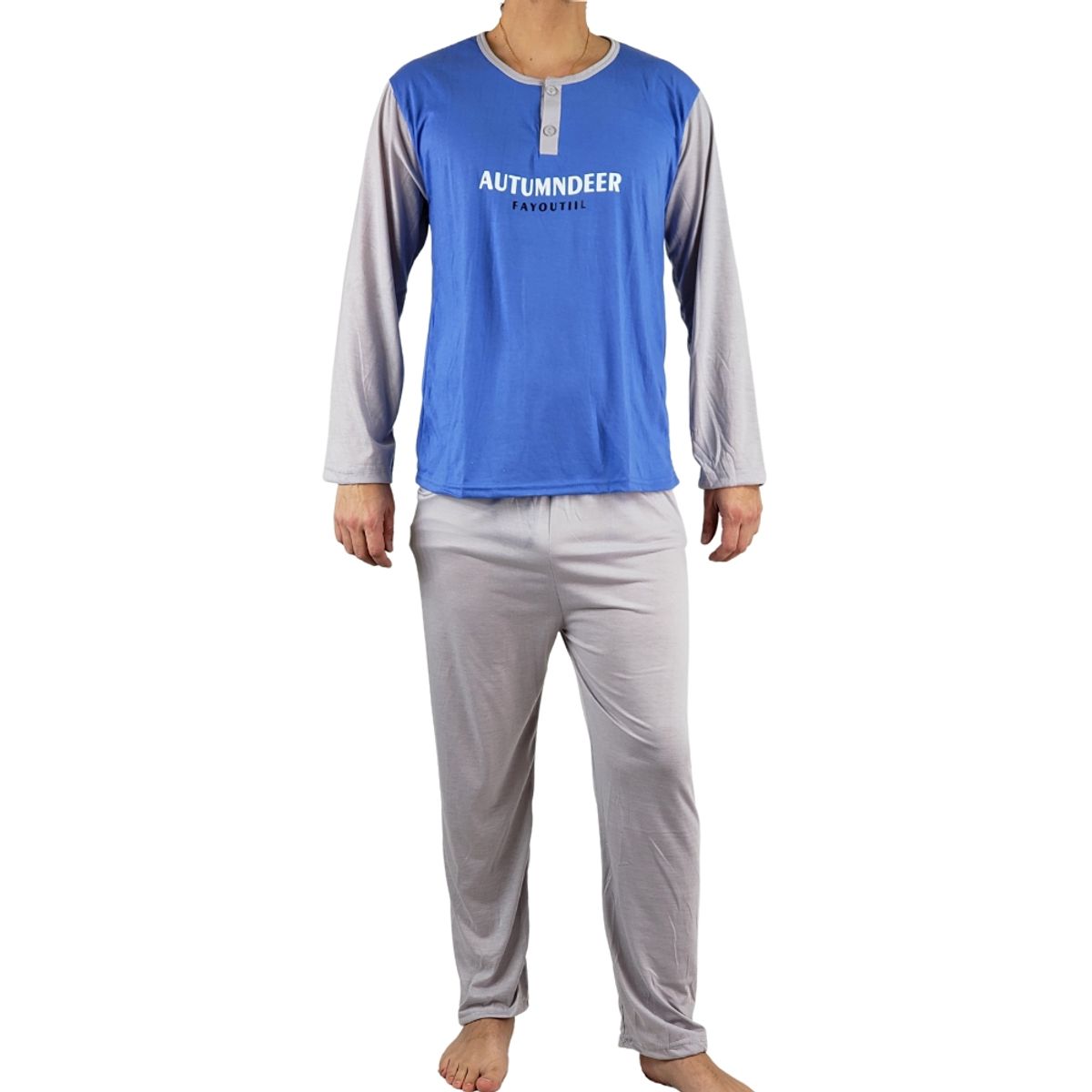 LIKE SHOP - Pijama Hombre Manga Larga Delgado Primavera. 427