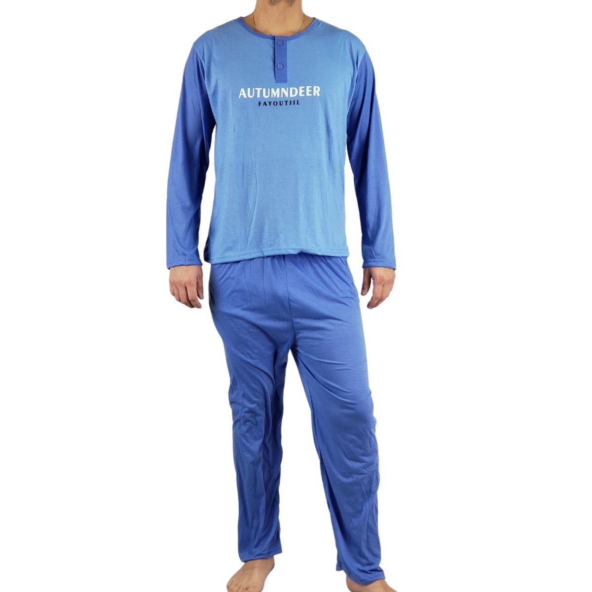 LIKE SHOP - Pijama Hombre Manga Larga Delgado Primavera. 427