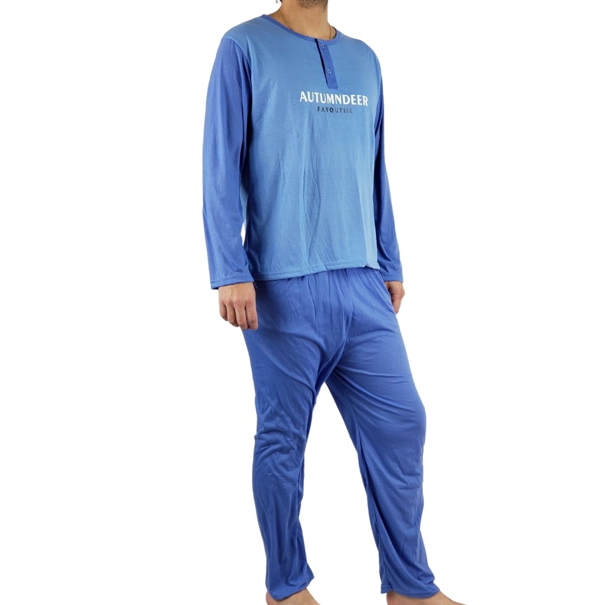 LIKE SHOP - Pijama Hombre Manga Larga Delgado Primavera. 427