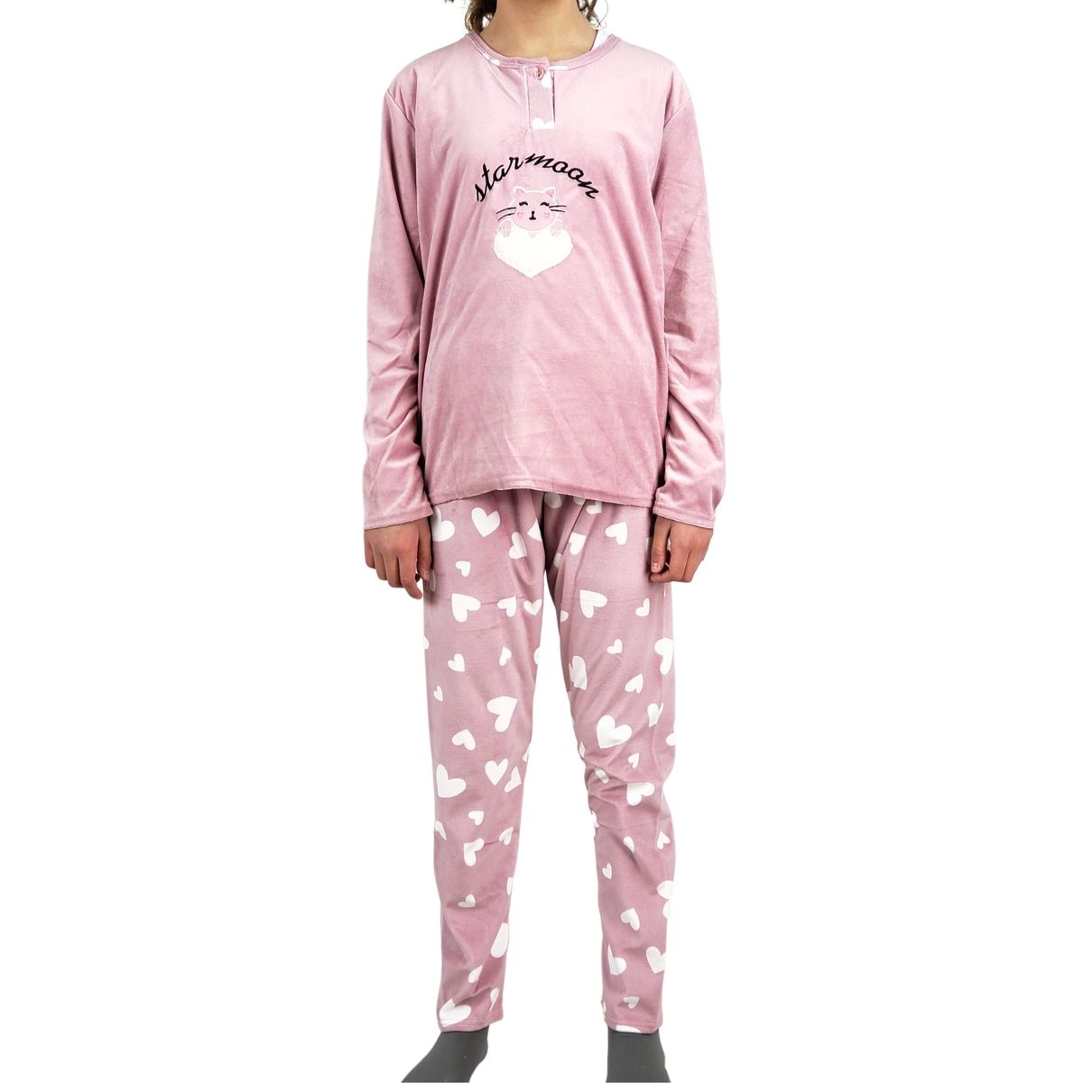LOOK SHOP - Pijama Niña Micropolar Invierno Gatita. 450