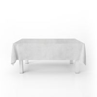 Mantel para Mesa de Tela Textura Blanco 140x220 cm