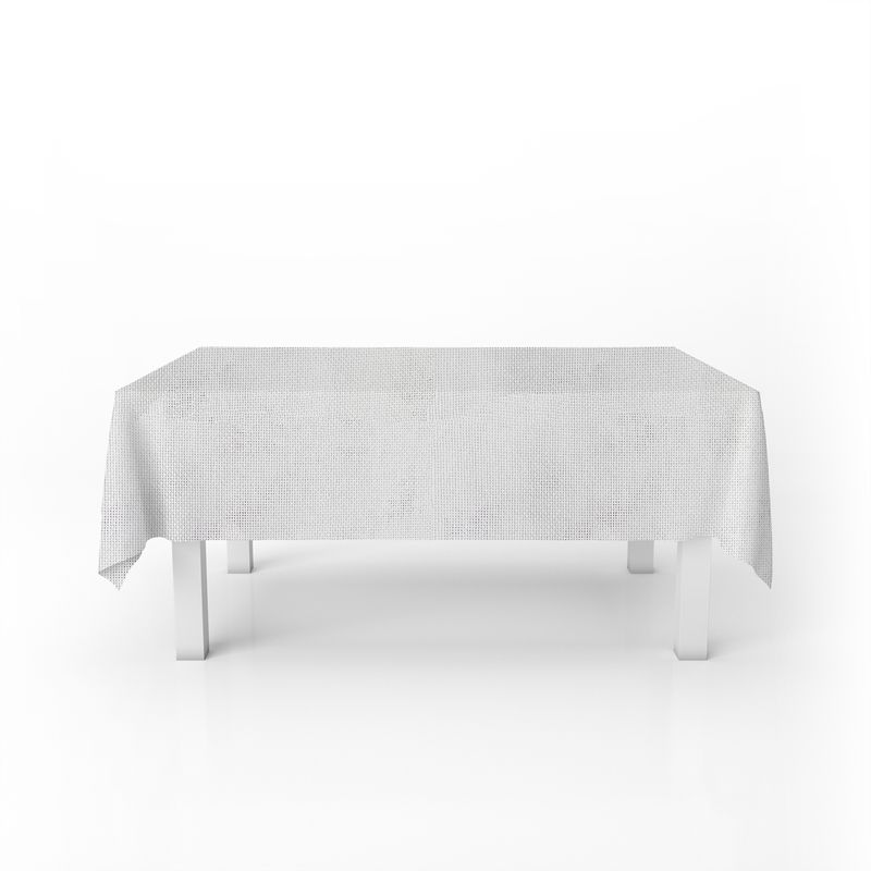 ELIZABETH PEPER - Mantel para Mesa de Tela Textura Blanco 140x220 cm