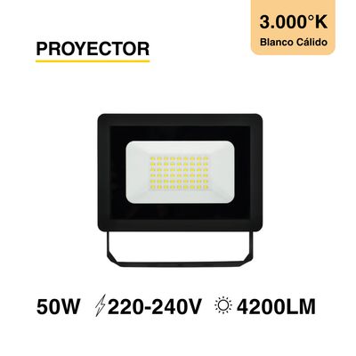 Imagen 2 del producto Foco LED Exterior Proyector de área SEC IP65 50W Blanco Cálido 220V