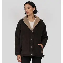 GNOMO - Chaqueta Cotelé Baglir Mujer Cacao