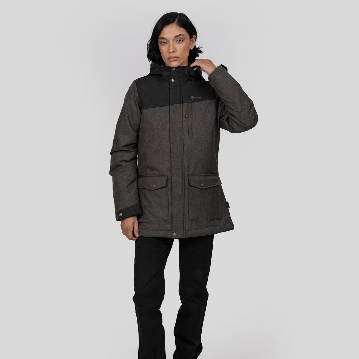 GNOMO - Chaqueta Haneret Mujer DarkGrey Gnomo