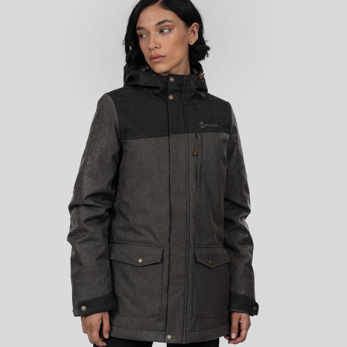 GNOMO - Chaqueta Haneret Mujer DarkGrey Gnomo
