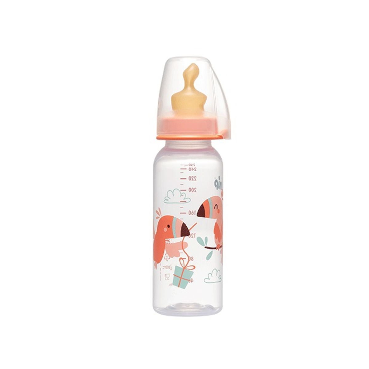 NIP - Mamadera tetina ortodóntica látex anticólicos NIP