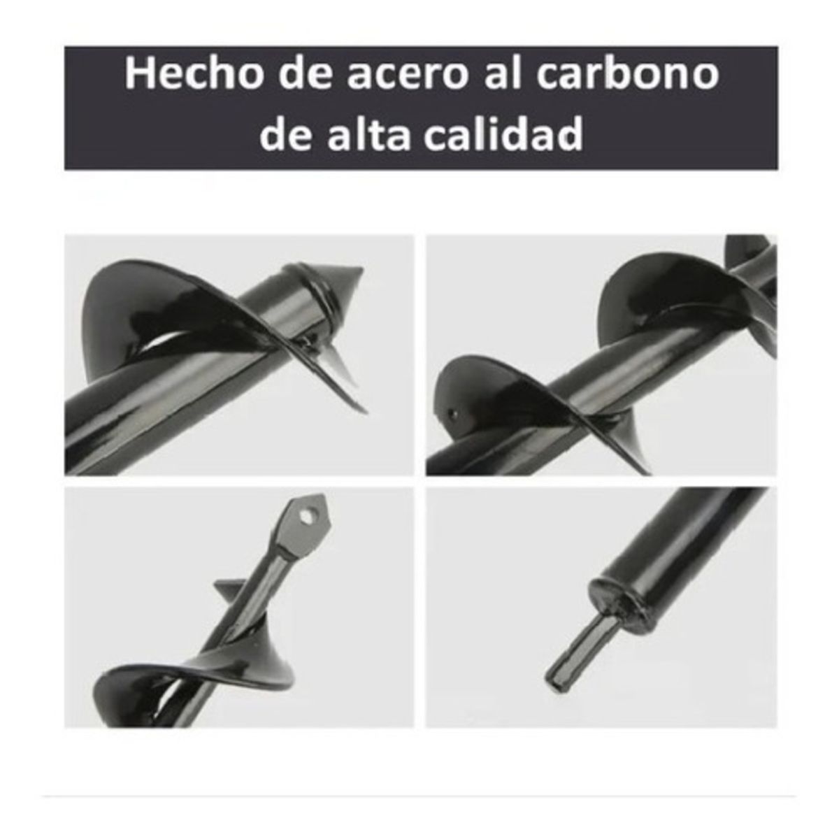 GENERICO - 3 Brocas Ahoyador Plantar Jardín Para Taladro Común