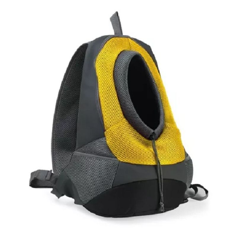 GENERICO - Mochila Malla Transporte Mascotas Grande 262138 Amarillo