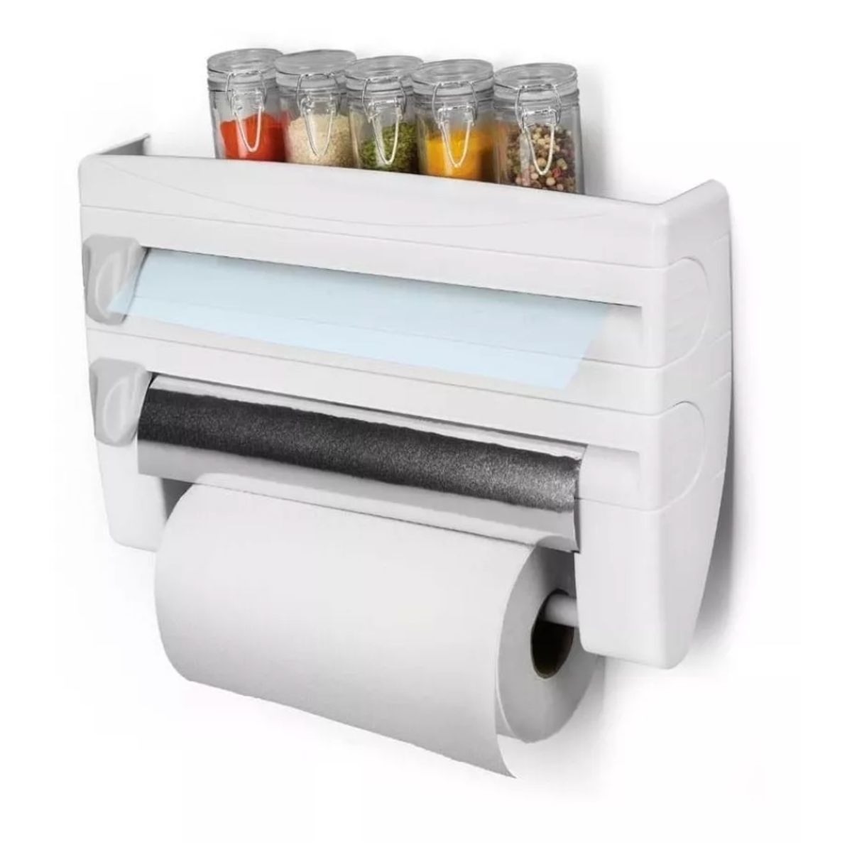 GENERICO - Dispensador Triple De Papel Nova Toalla 4 En 1 Para Cocina