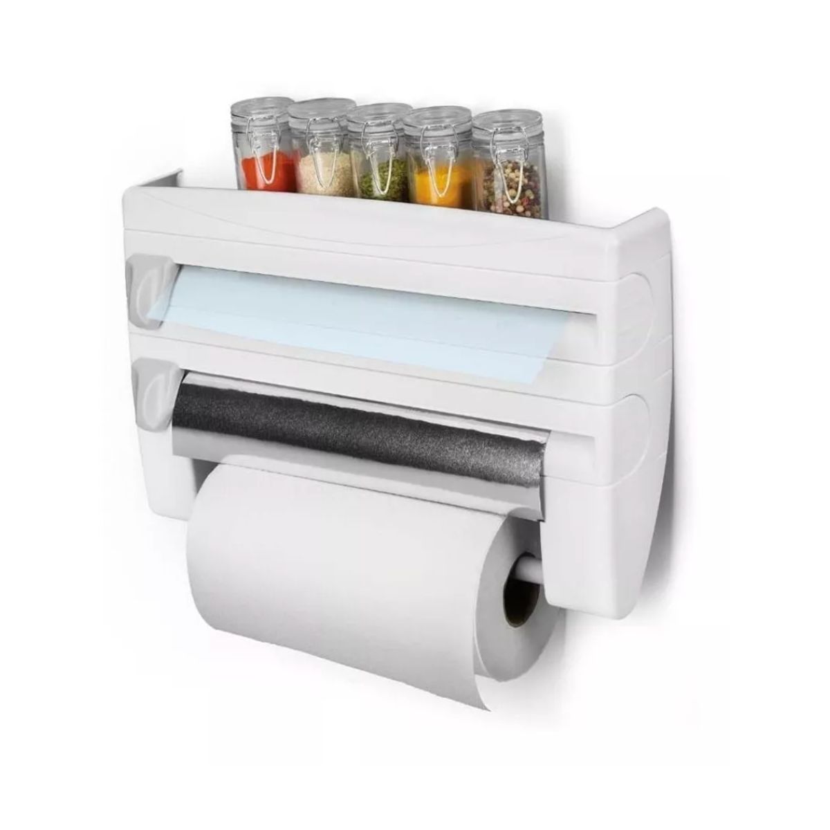 GENERICO - Dispensador Triple De Papel Nova Toalla 4 En 1 Para Cocina