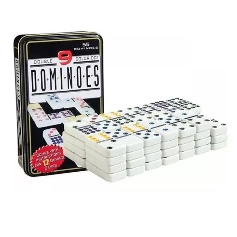 GENERICO - Juego Domino Chancho 9, 55 piezas