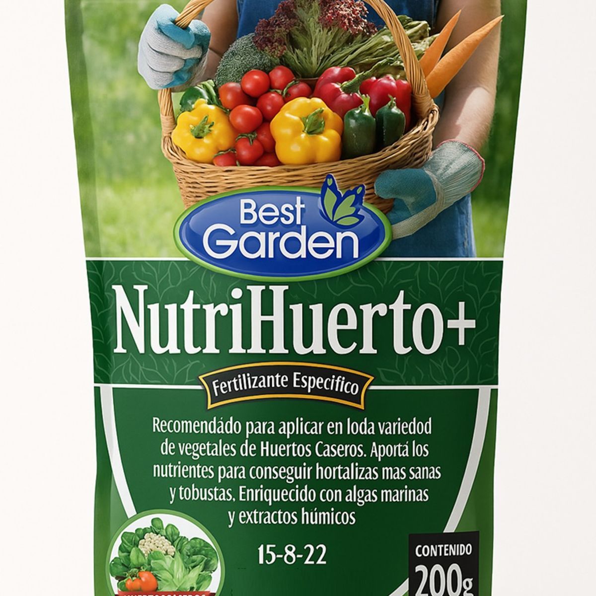 BEST GARDEN - Fertilizante Nutrihuerto 200grs Best Garden