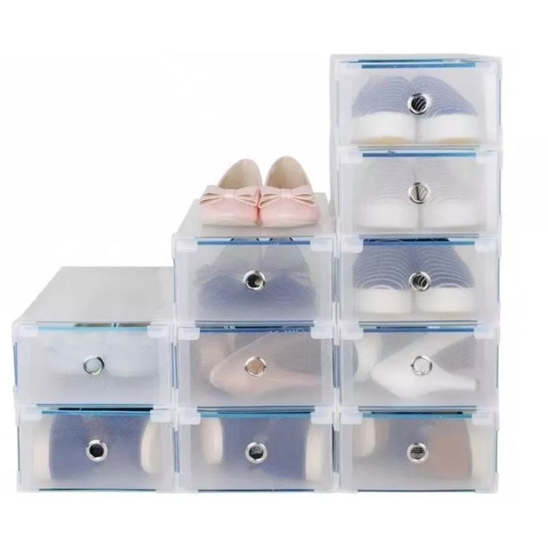 FRANAFOR - Organizador Zapatos Porta Zapatero Caja Organizadora X10 Par