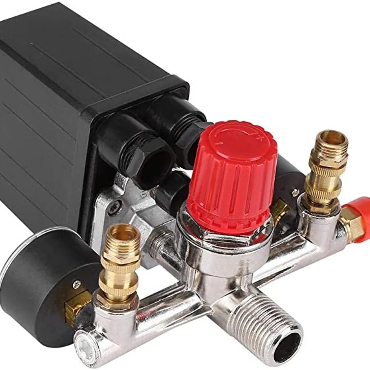 KUANGYE - Compresor Aire Válvula Presión 125psi Interruptor Regulador